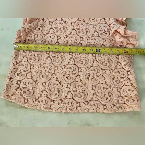 Zara Woman’s Pink Lace Top Small - Picture 10 of 13